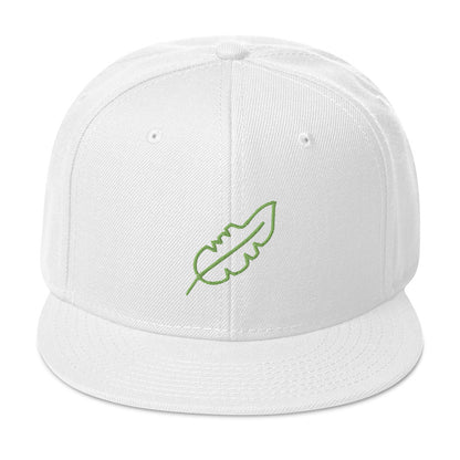 Feather Snapback Hat (Lime)