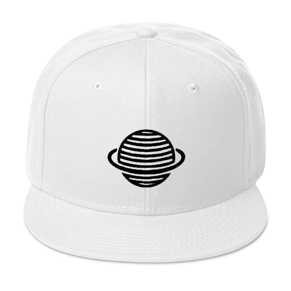 Saturn Snapback Hat (Black)