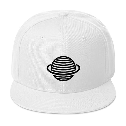 Saturn Snapback Hat (Black)