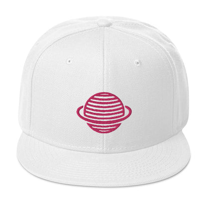 Saturn Snapback Hat (Pink)
