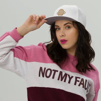 Saturn Snapback Hat (Gold)