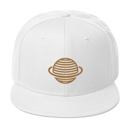 Saturn Snapback Hat (Gold)