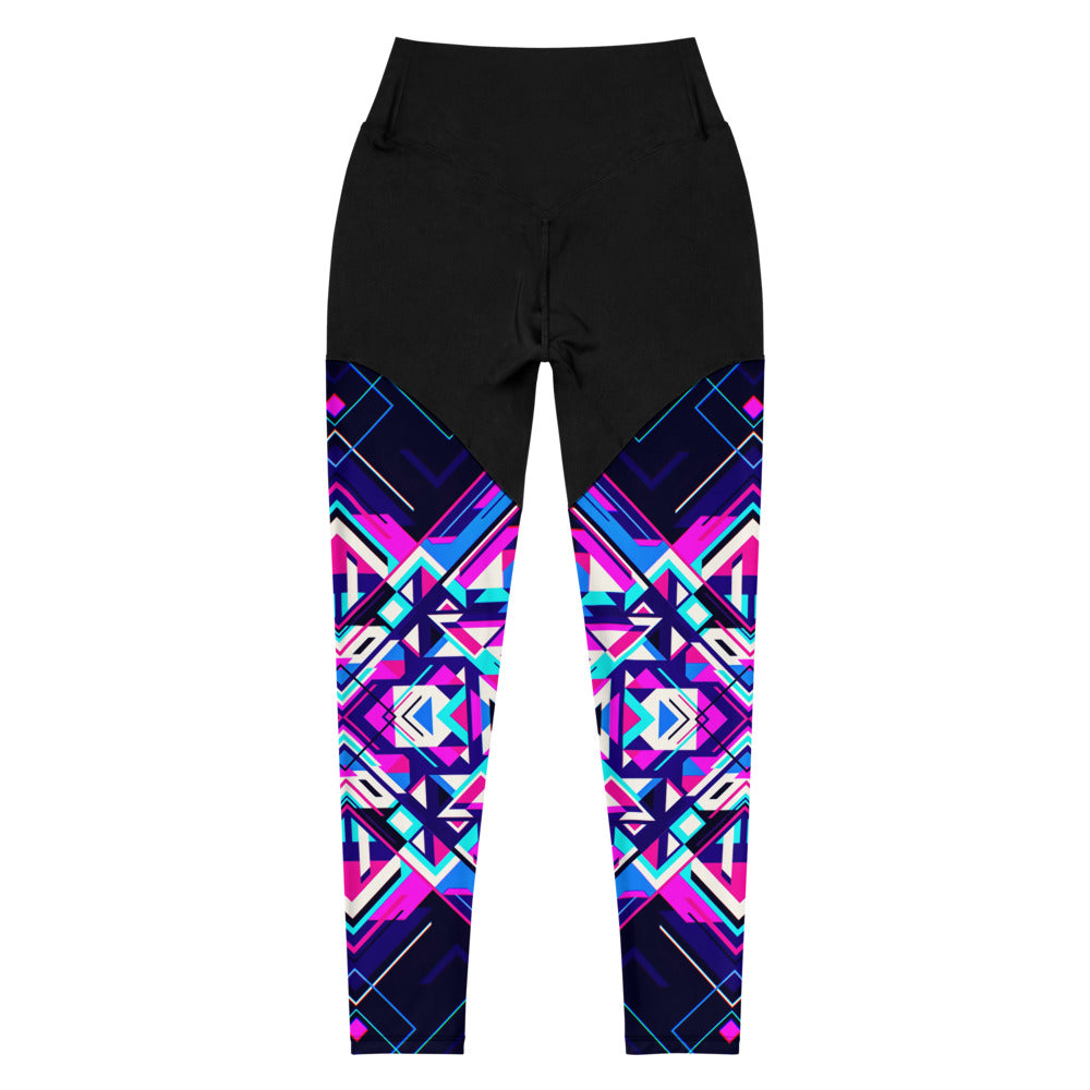 Aztec Pink 4 Sports Leggings