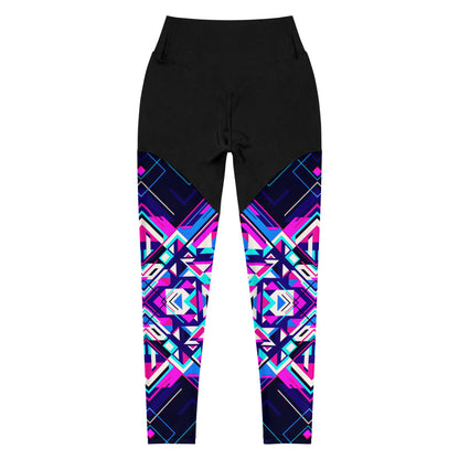 Aztec Pink 4 Sports Leggings