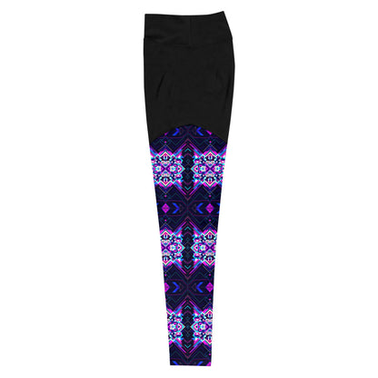 Aztec Pink 5 Sports Leggings
