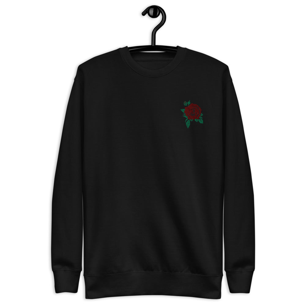 Rose Unisex Fleece Pullover