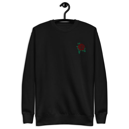 Rose Unisex Fleece Pullover