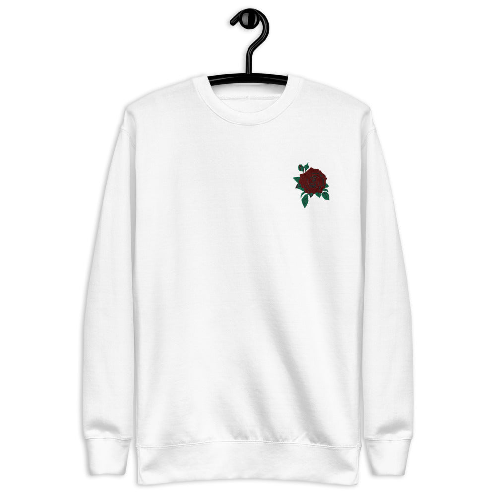 Rose Unisex Fleece Pullover