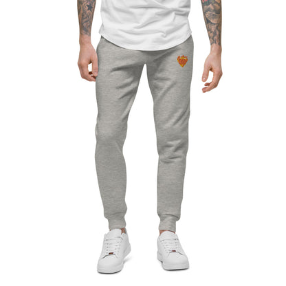 Flaming Heart Unisex fleece sweatpants
