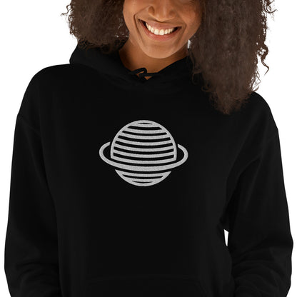 Saturn Unisex Hoodie (White)