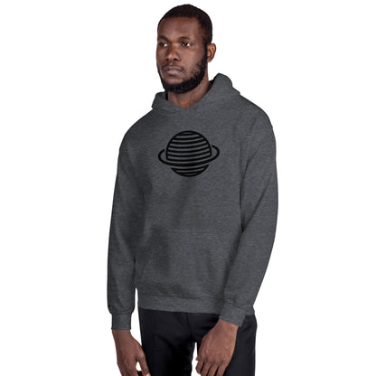 Saturn Unisex Hoodie (Black)