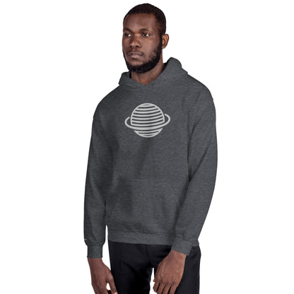 Saturn Unisex Hoodie (White)