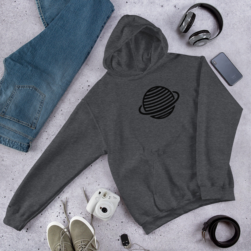 Saturn Unisex Hoodie (Black)