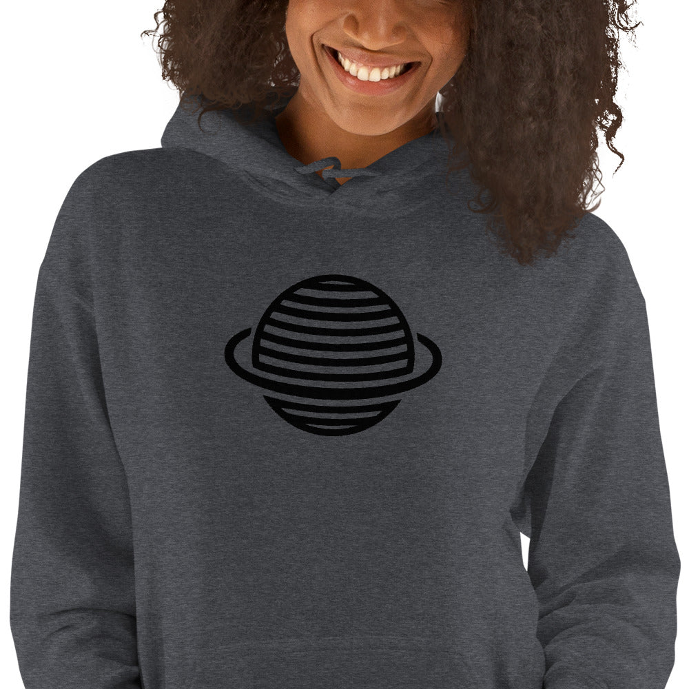 Saturn Unisex Hoodie (Black)