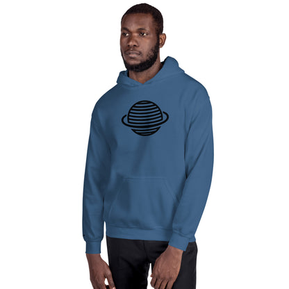 Saturn Unisex Hoodie (Black)