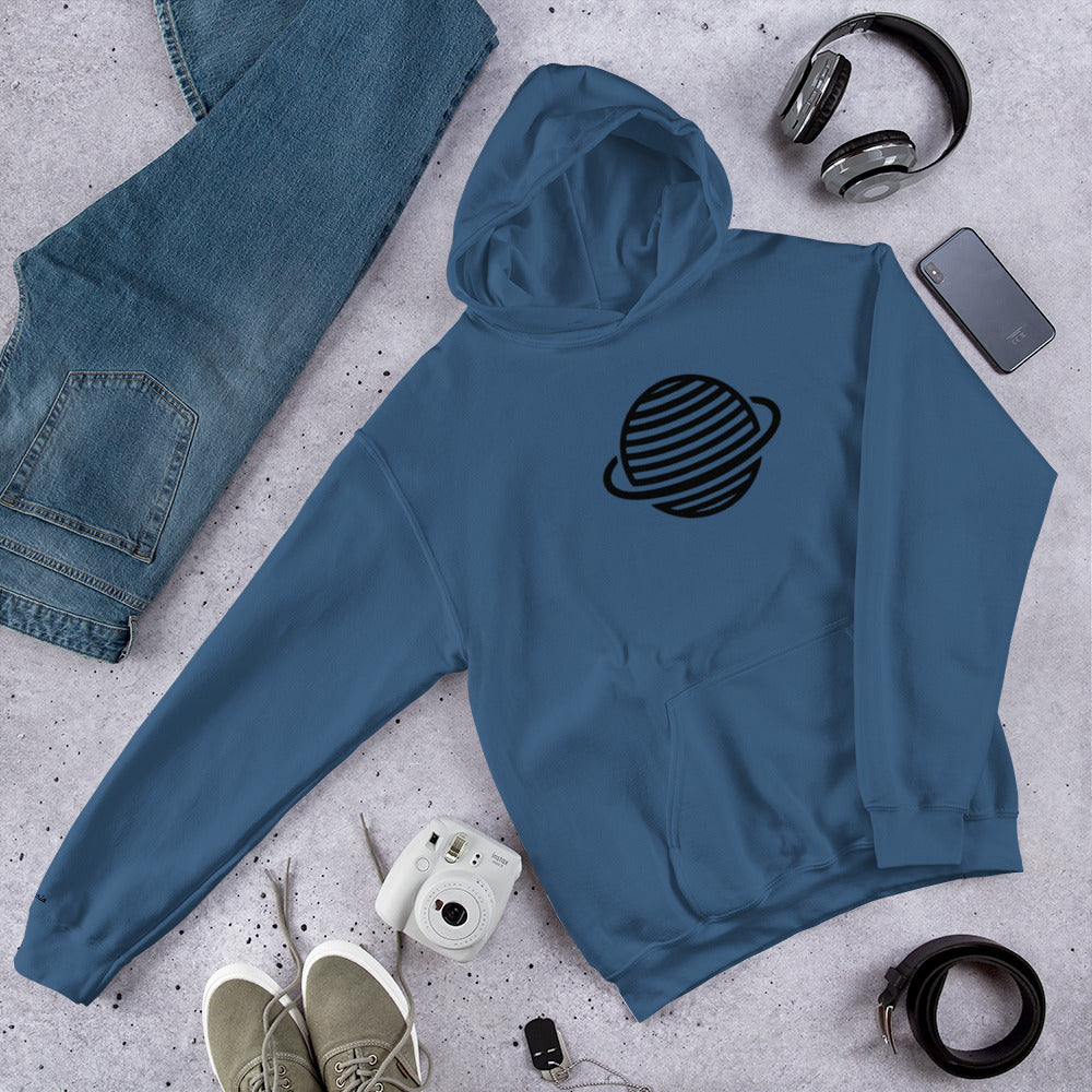 Saturn Unisex Hoodie (Black)