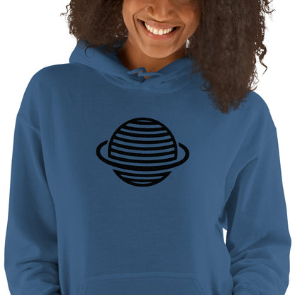 Saturn Unisex Hoodie (Black)