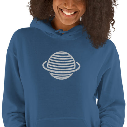 Saturn Unisex Hoodie (White)