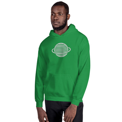 Saturn Unisex Hoodie (White)