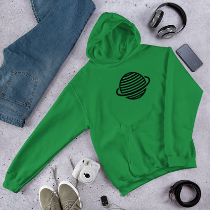 Saturn Unisex Hoodie (Black)