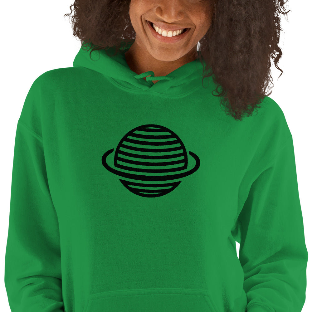 Saturn Unisex Hoodie (Black)