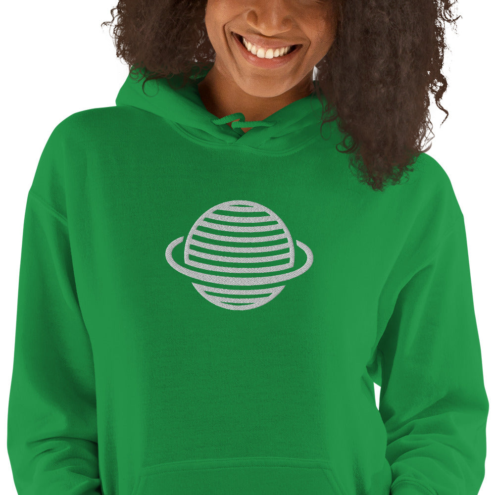 Saturn Unisex Hoodie (White)