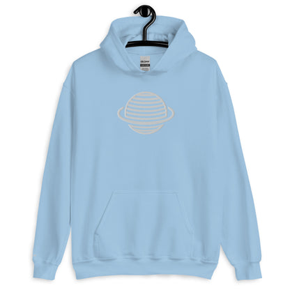 Saturn Unisex Hoodie (White)