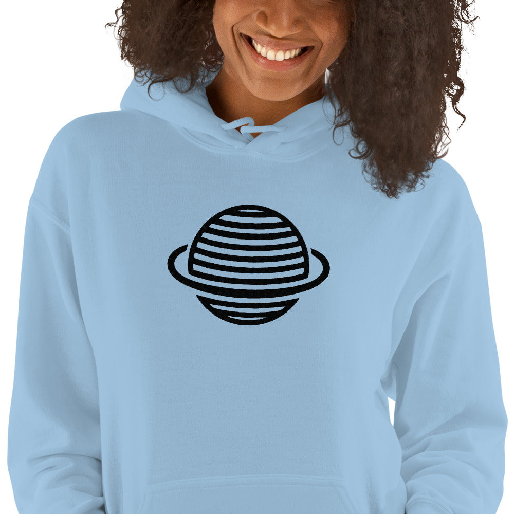 Saturn Unisex Hoodie (Black)