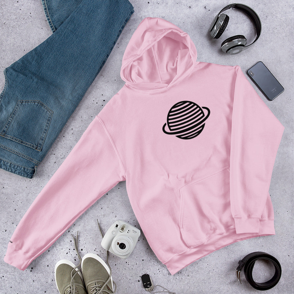 Saturn Unisex Hoodie (Black)