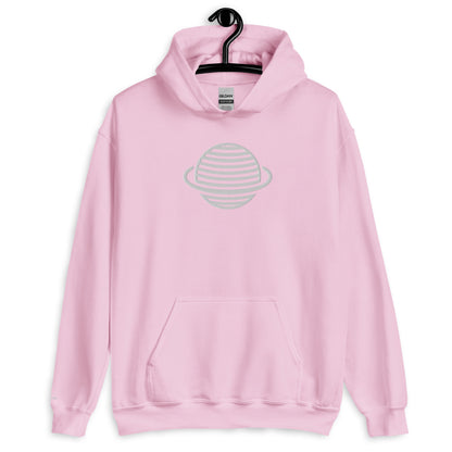Saturn Unisex Hoodie (White)