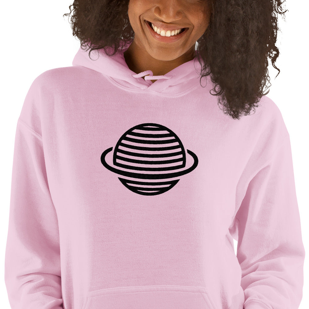 Saturn Unisex Hoodie (Black)