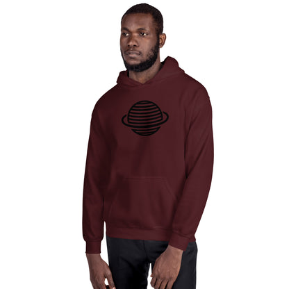 Saturn Unisex Hoodie (Black)