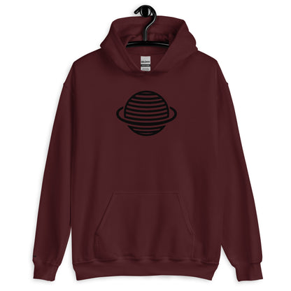 Saturn Unisex Hoodie (Black)