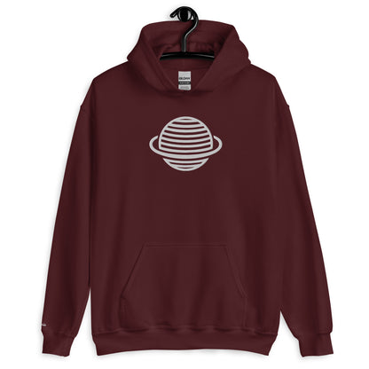 Saturn Unisex Hoodie (White)
