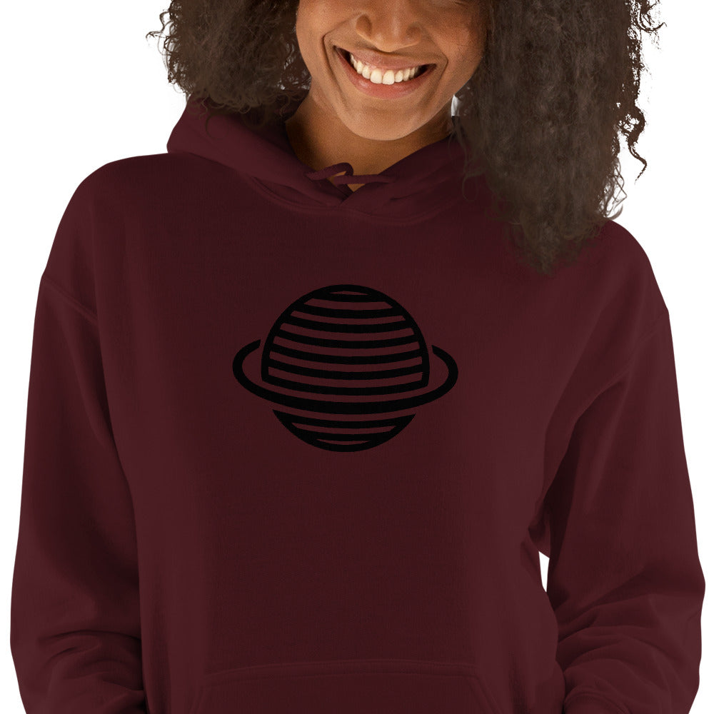 Saturn Unisex Hoodie (Black)