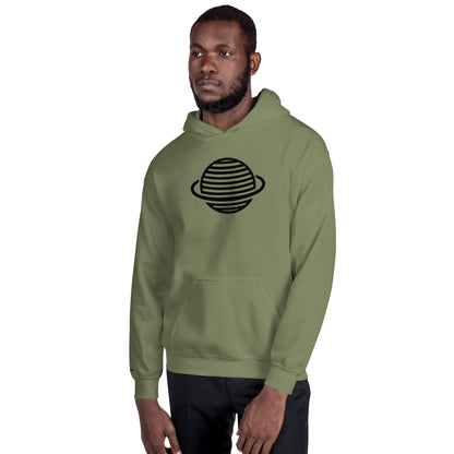 Saturn Unisex Hoodie (Black)