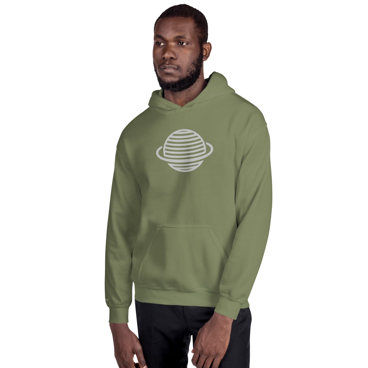 Saturn Unisex Hoodie (White)