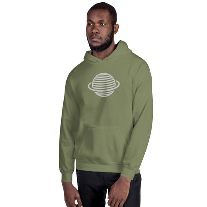 Saturn Unisex Hoodie (White)