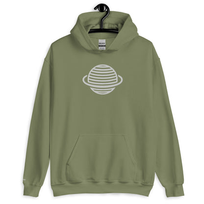 Saturn Unisex Hoodie (White)