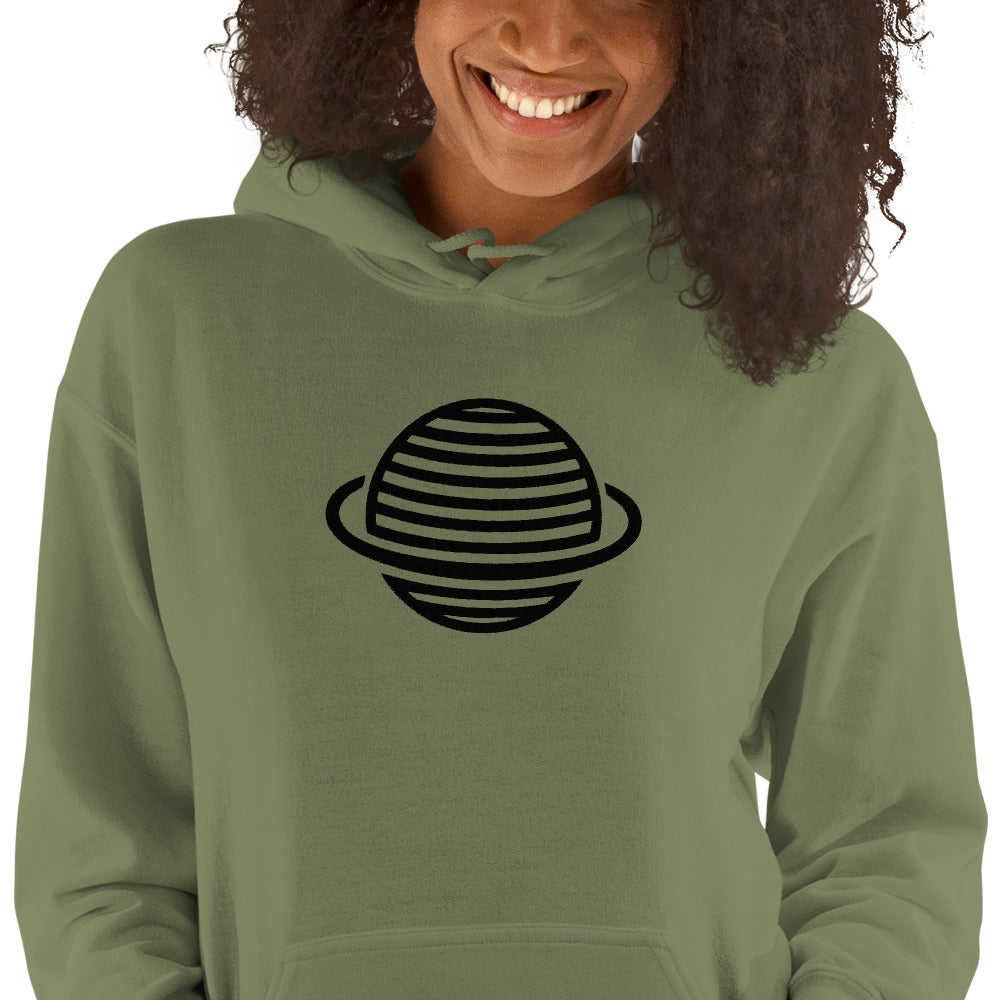 Saturn Unisex Hoodie (Black)