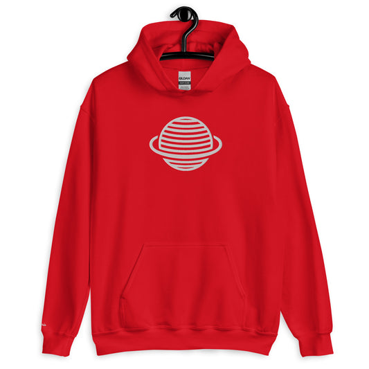 Saturn Unisex Hoodie (White)
