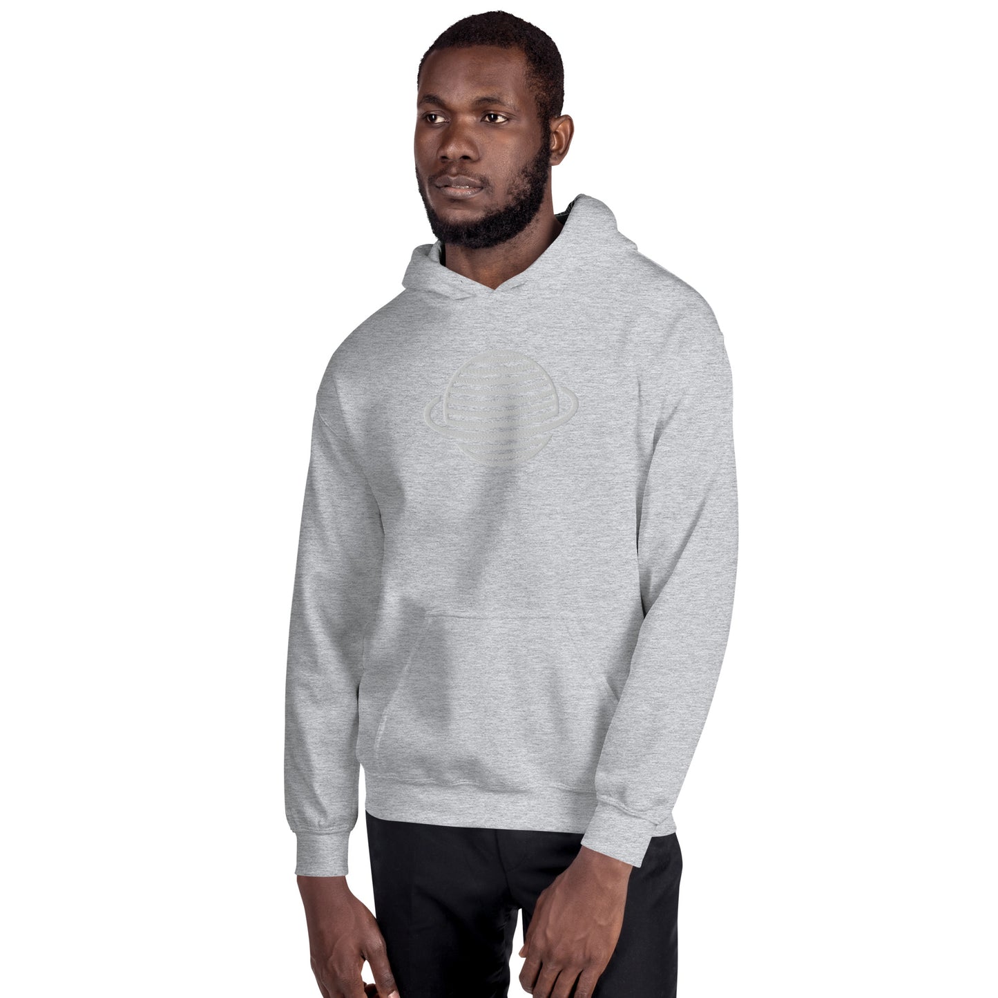 Saturn Unisex Hoodie (White)