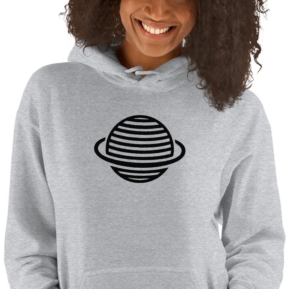Saturn Unisex Hoodie (Black)