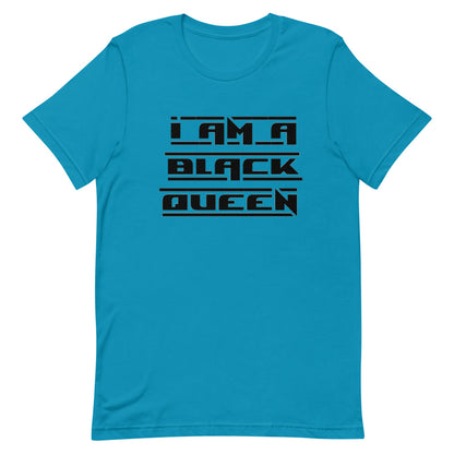I am a black queen t-shirt black