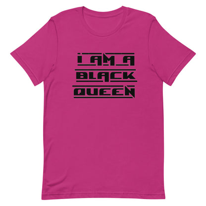 I am a black queen t-shirt black