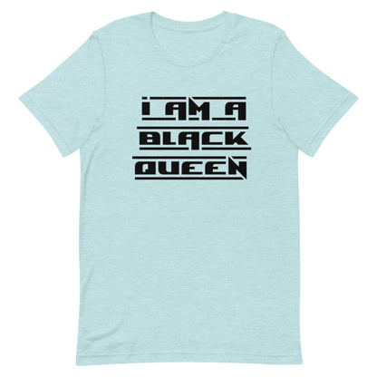 I am a black queen t-shirt black