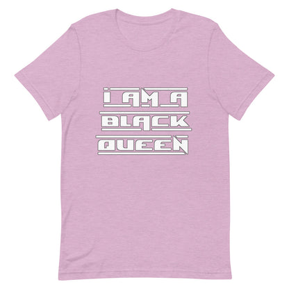 I am a black queen t-shirt white