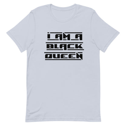 I am a black queen t-shirt black