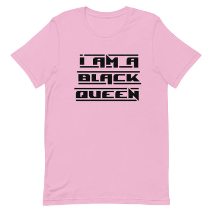 I am a black queen t-shirt black