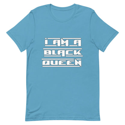 I am a black queen t-shirt white
